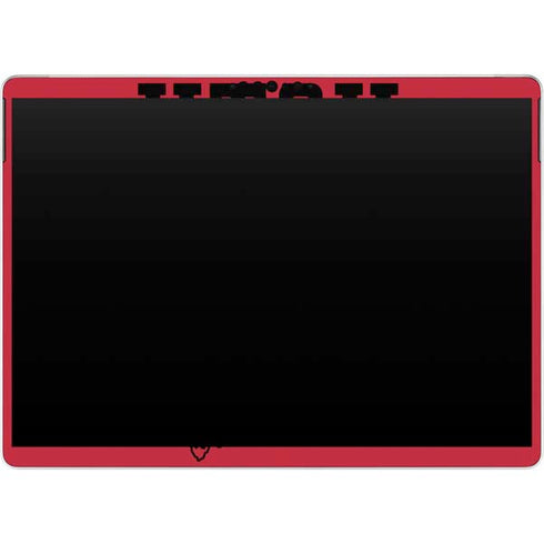 Utah Utes Text on Red Surface Pro 8 Skin